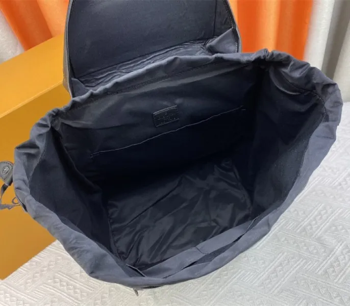 Louis Vuitton Taurillon Leather Montsouris Backpack In Black — image 6