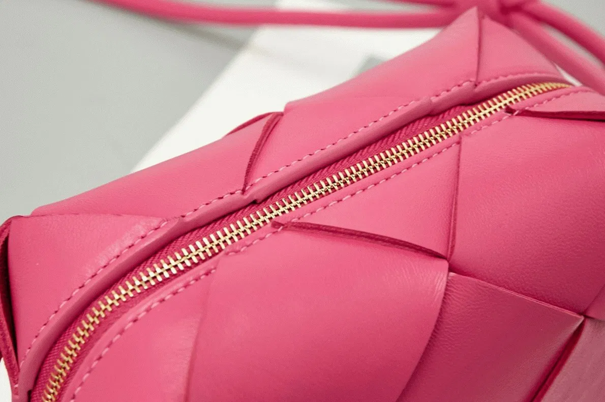 Bottega Veneta Mini Cassette Camera Bag Cranberry — image 9