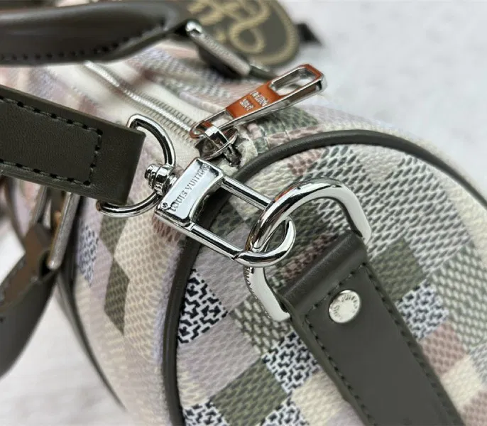 Louis Vuitton Damoflage Canvas Keepall Bandouliere 25 In Khaki — image 9