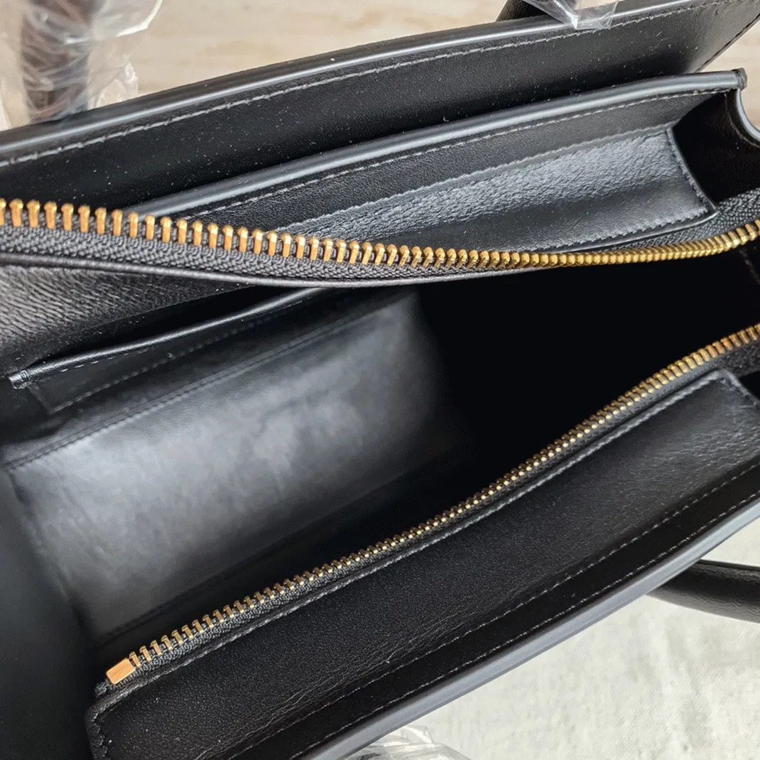 Celine Nano Luggage Tote Bag in Black — image 4