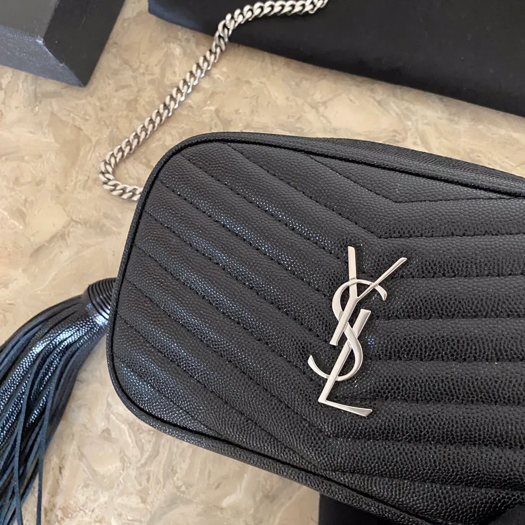 YSL Mini Lou Quilted Leather Camera Bag — image 3