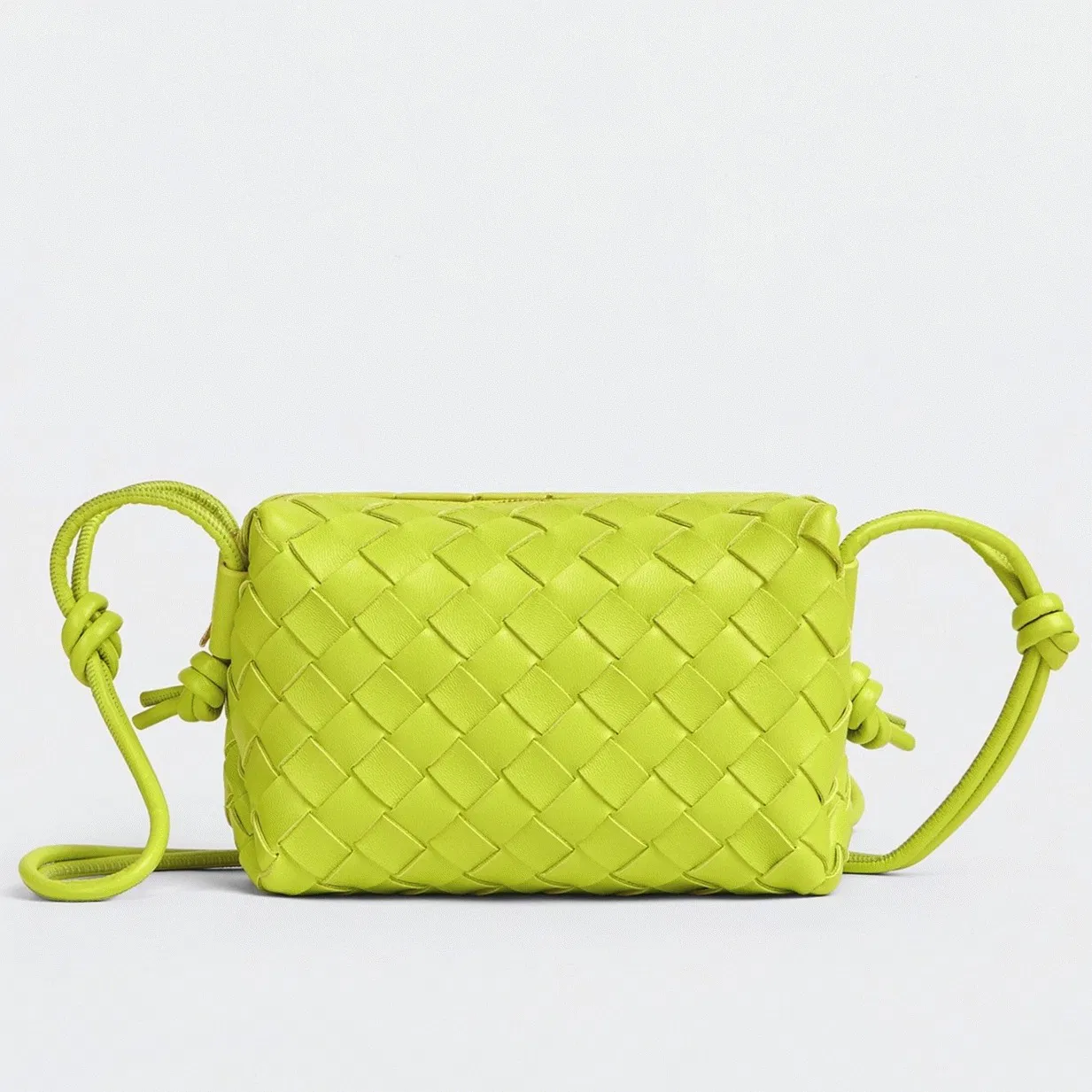 Imitation Bottega Veneta Loop Mini Bag Kiwi