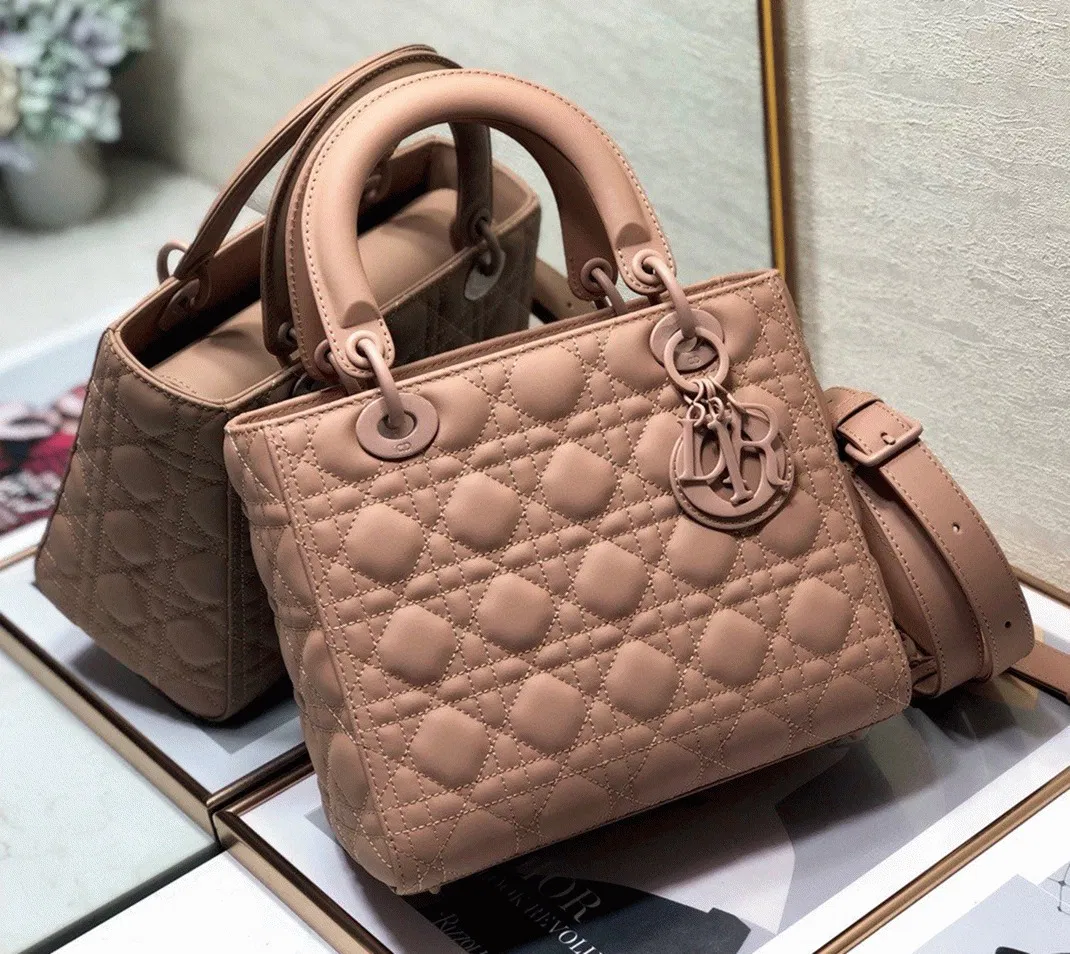 Dior Lady Dior Medium Bag in Blush — image 9