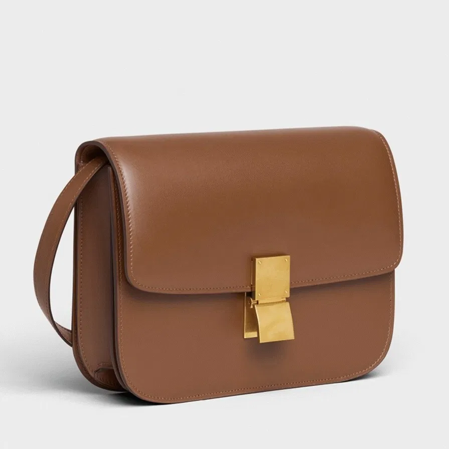 Top Quality Celine Classic Box Medium Bag In Camel