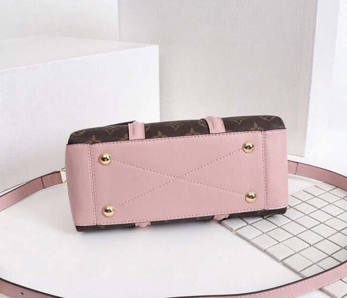 Louis Vuitton Monogram Canvas Soufflot BB Bag In Peach — image 4