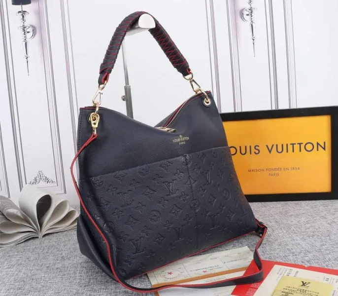 Louis Vuitton Monogram Empreinte Leather Maida Hobo In Navy Blue — image 2