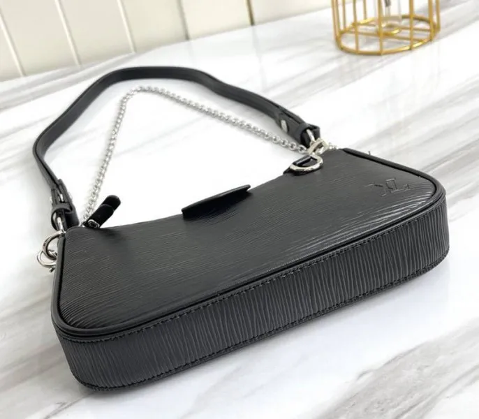 Louis Vuitton Epi Leather Easy Pouch On Strap In Black — image 5