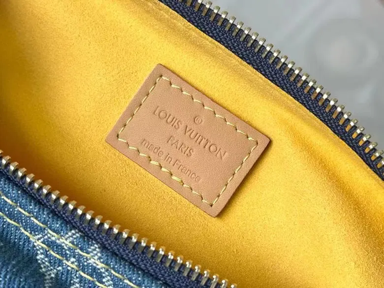 Louis Vuitton Denim Monogram Denim Baggy — image 6