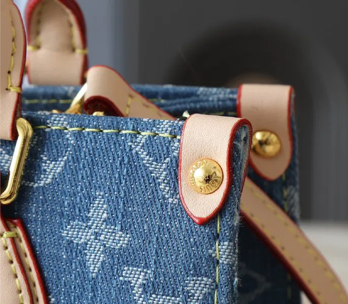 Monogram Denim OnTheGo PM In Blue — image 9