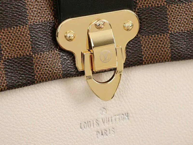 Louis Vuitton Damier Ebene Canvas Vavin PM Bag In Cream — image 7