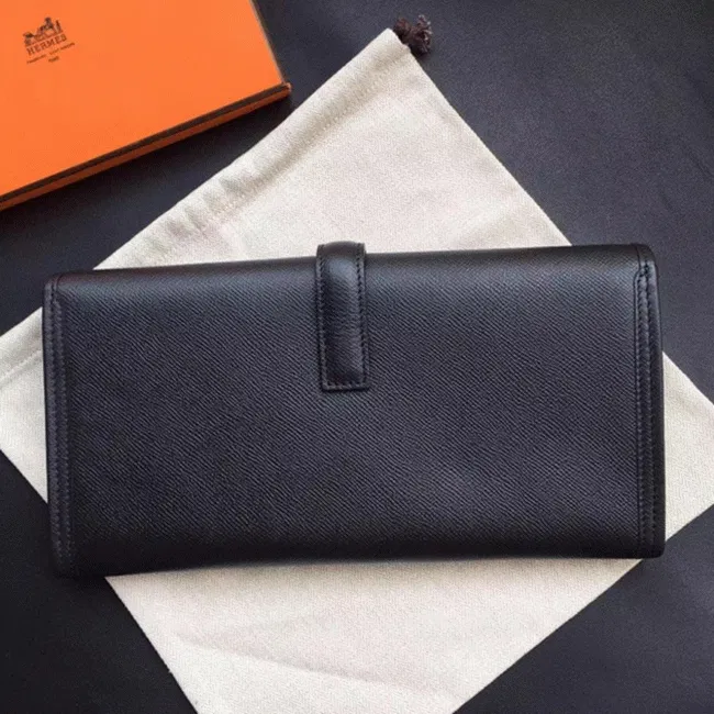 Black Hermes Jige Elan 29 Classic Everyday Clutch — image 3