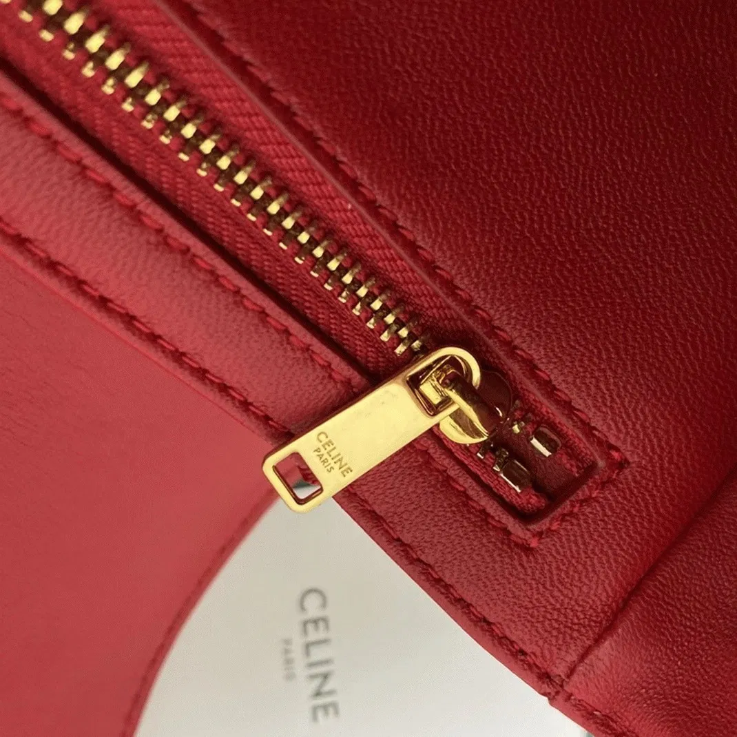 Top Quality Celine Triomphe Large Bag In Red — image 5