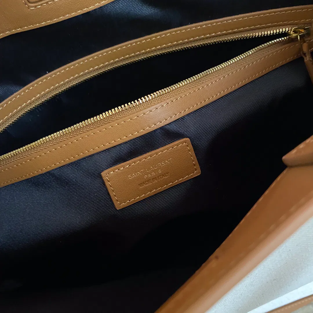 SHOPPING TAG IN CANVAS AND LEATHER — image 9
