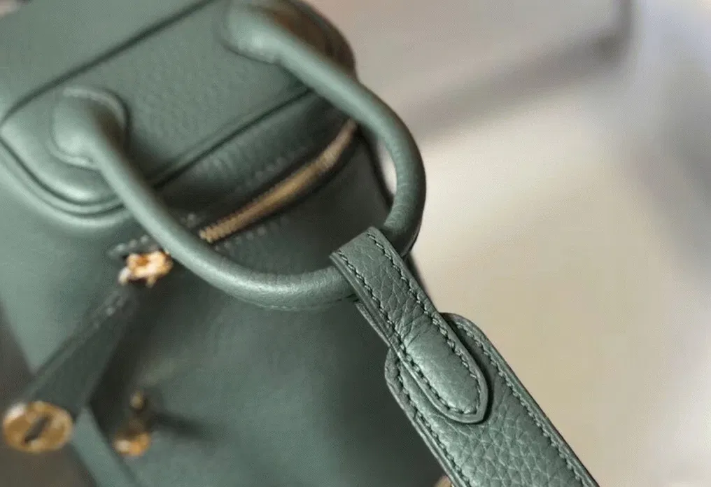 Best Hermes Lindy Mini handbag in vert amande — image 6
