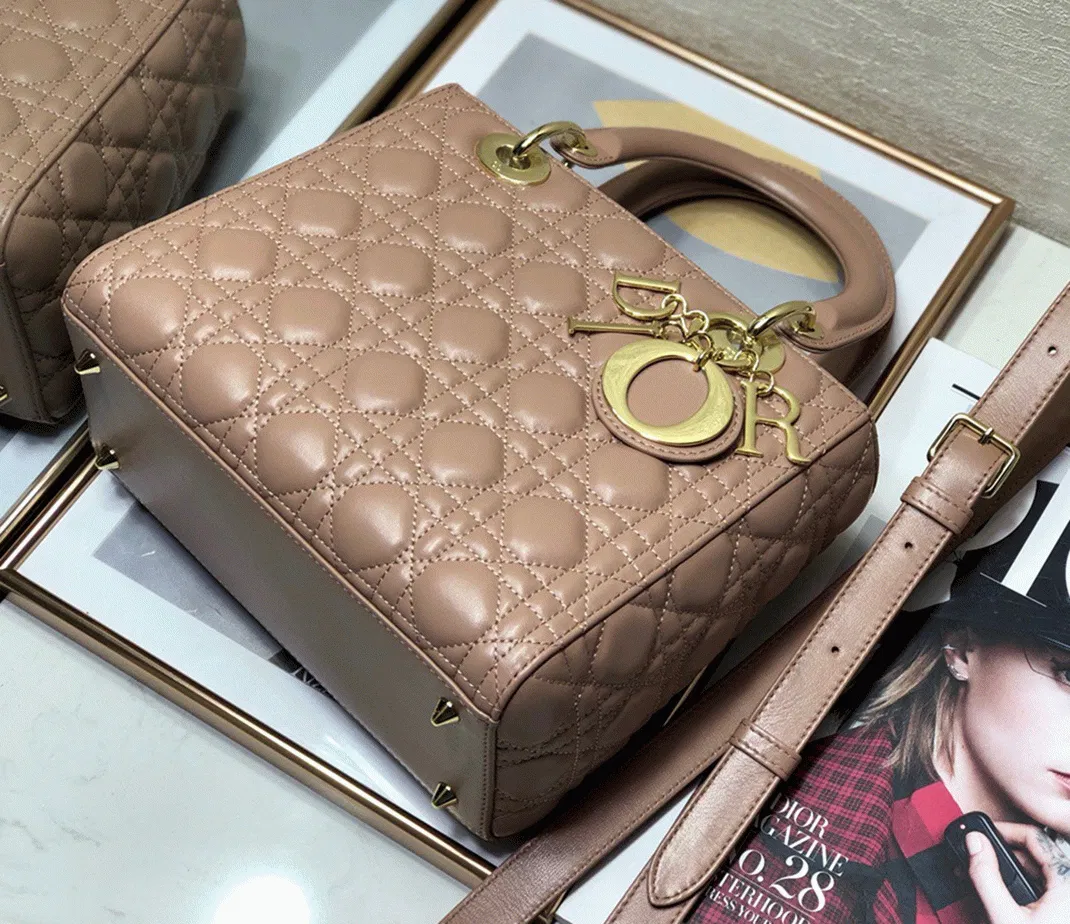 Dior Lady Dior Medium Bag in Blush — image 8
