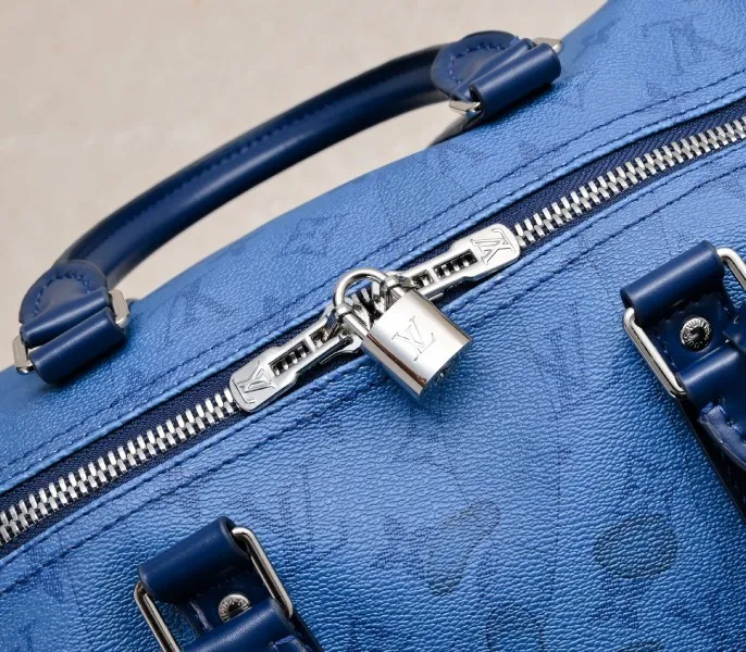 LV Keepall Bandouliere 50 In Navy River Blue — image 6