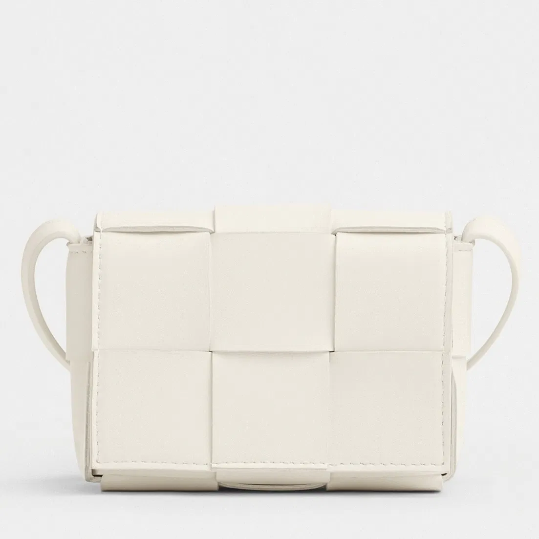 Top Quality Imitation Bottega Veneta Candy Cassette Bag In White