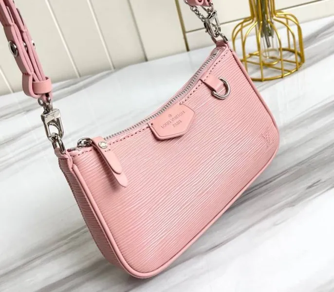 Louis Vuitton Epi Leather Easy Pouch On Strap In Rose Ballerine Pink — image 2