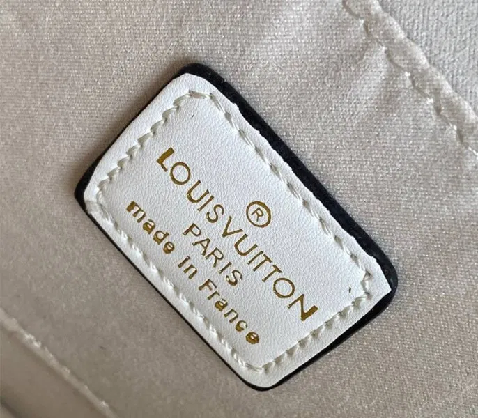 Louis Vuitton Dauphine Lugano MM Off Bag In Off-White — image 7