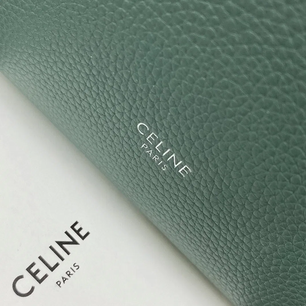 Top Quality Celine Sangle Small Bucket Bag In Celadon Calfskin — image 6