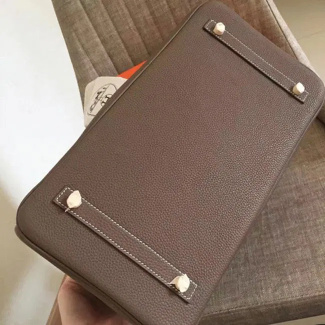 Etoupe Hermes Birkin 30cm Designer-Inspired — image 4