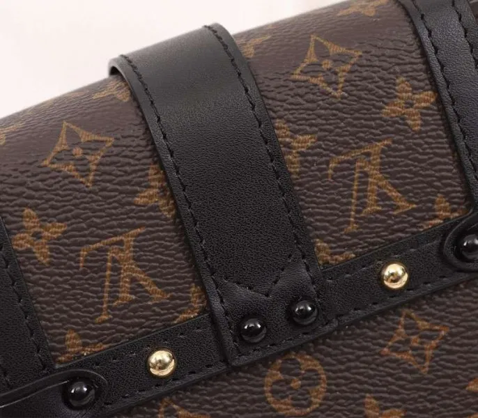 Louis Vuitton Monogram Canvas Vertical Trunk Pochette — image 9