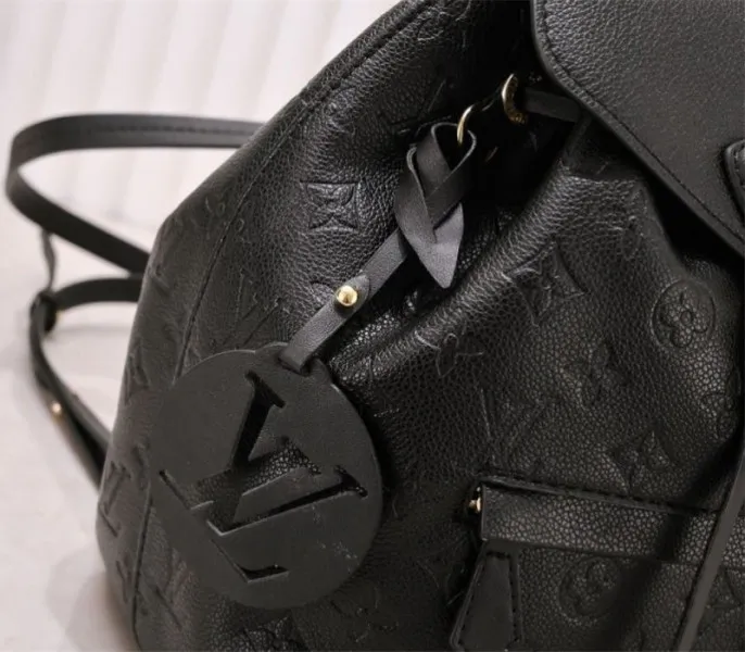 Louis Vuitton Monogram Empreinte Leather Montsouris PM Backpack In Black — image 8