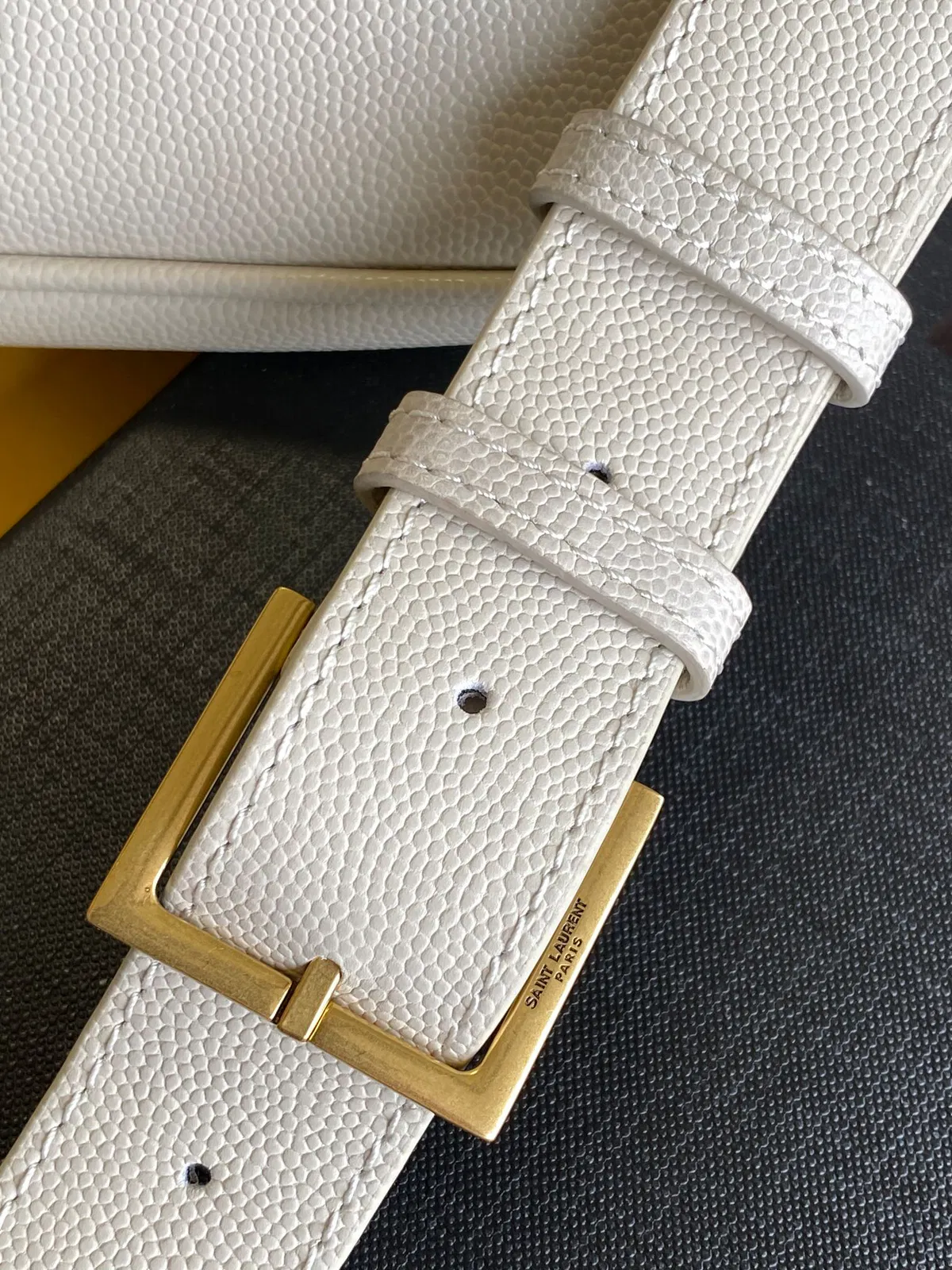 Luxury Handbag 03 Classic Monogram Belt Bag in Grain Embossed Leather — image 5