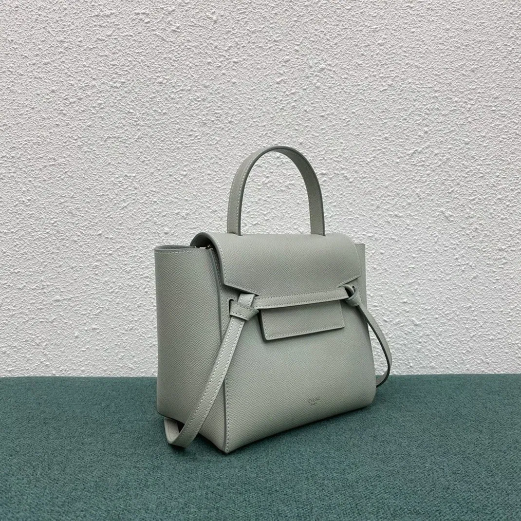 Celine Belt Nano Bag Imitation in Vert D eau — image 2