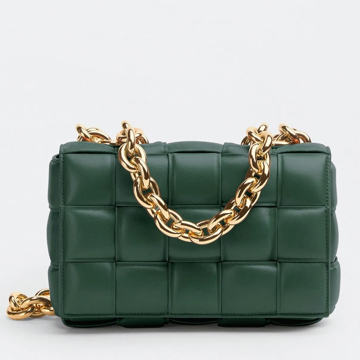 Top Quality Bottega Veneta Chain Cassette Bag In Raintree