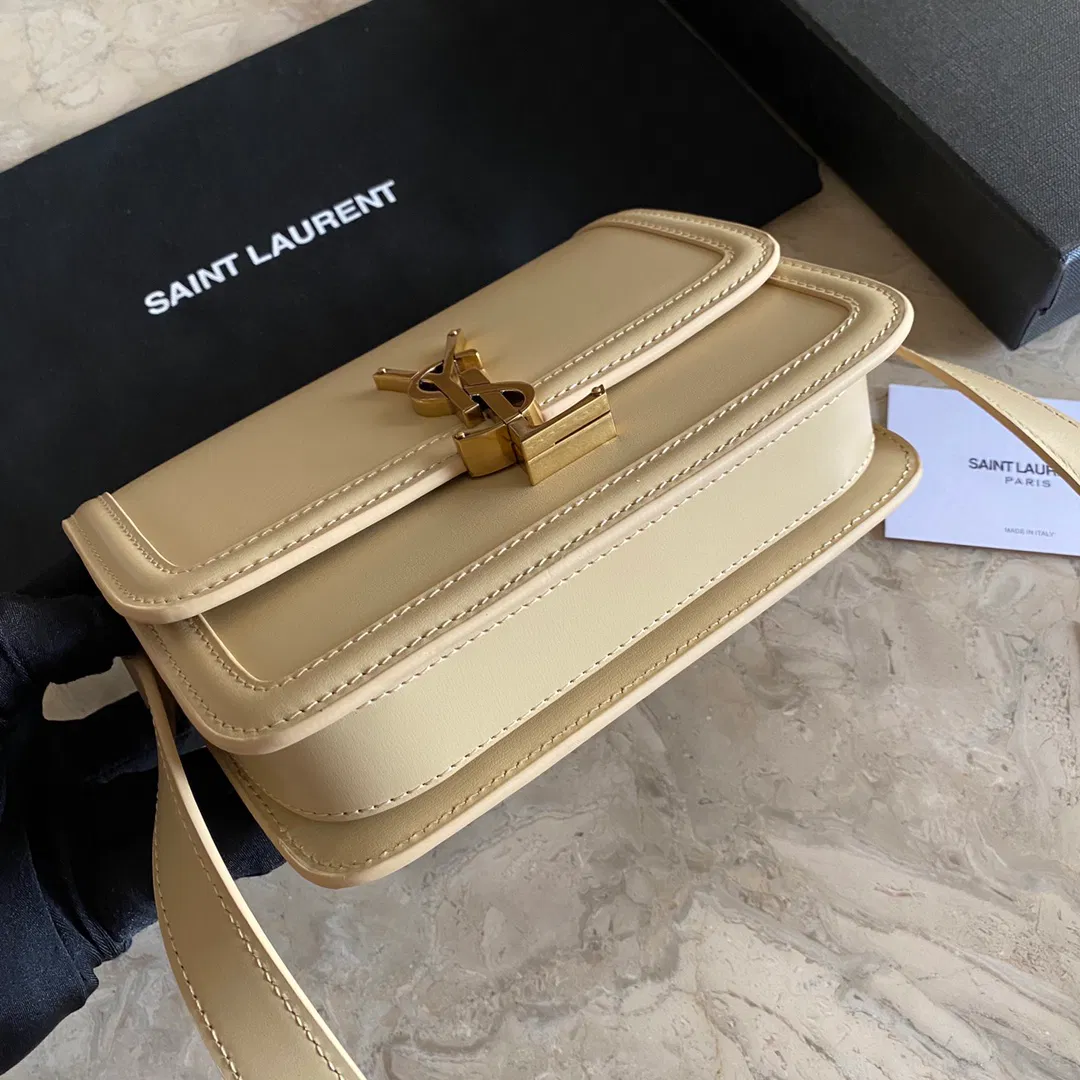 SOLFERINO SMALL SATCHEL IN LACQUERED AYERS — image 3