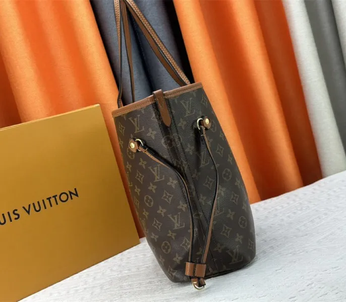 Louis Vuitton Neverfull Bandouliere Inside Out MM Tote In Monogram Canvas And Brown Leather — image 4