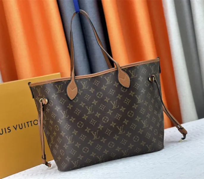 Louis Vuitton Neverfull Bandouliere Inside Out MM Tote In Monogram Canvas And Brown Leather — image 2