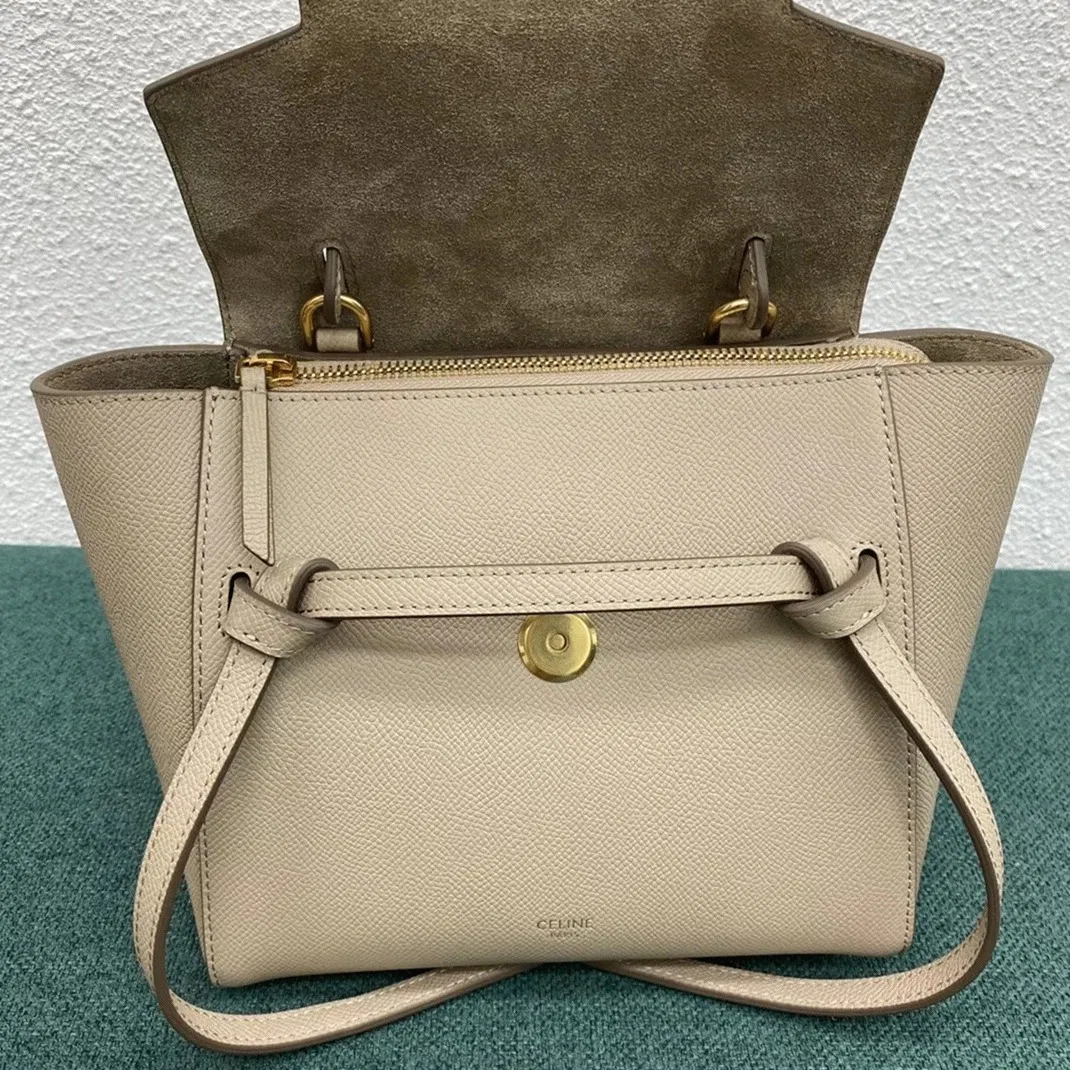 Celine Belt Nano Bag Knockoff in Light Beige — image 2