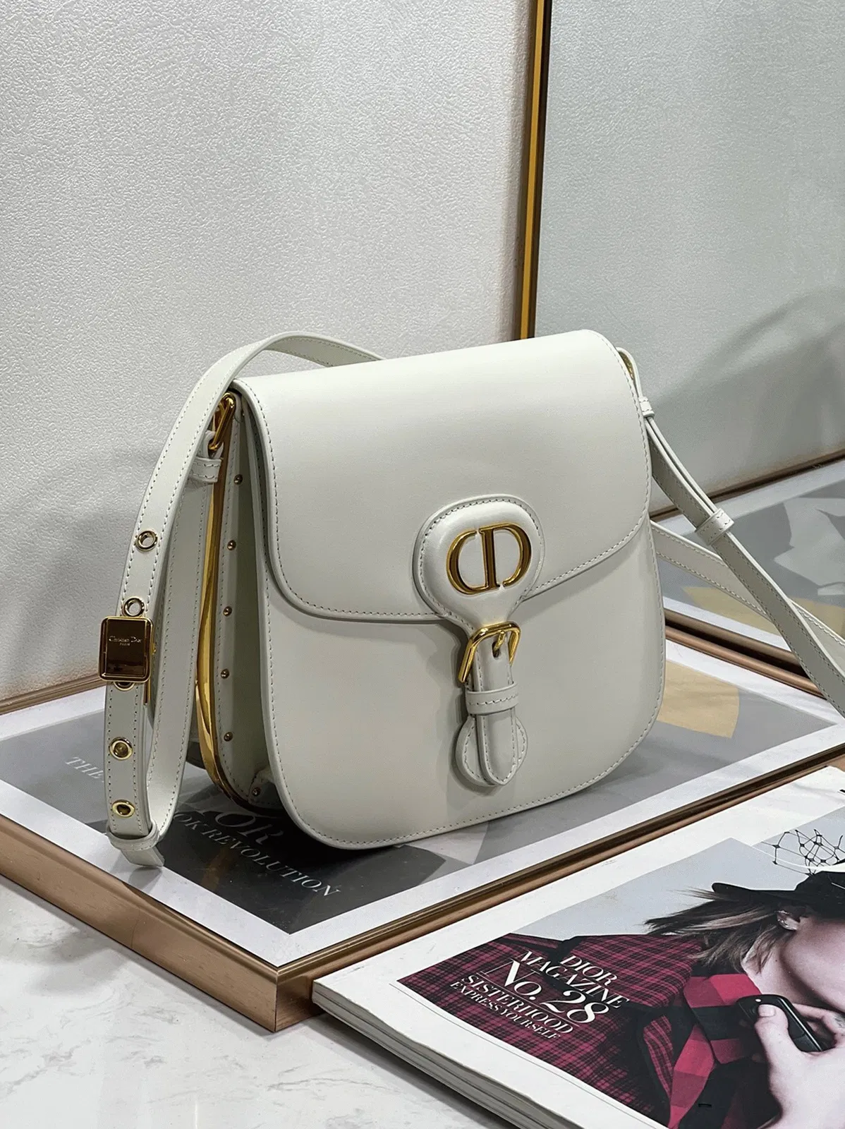 Dior Bobby Frame Bag in White — image 5
