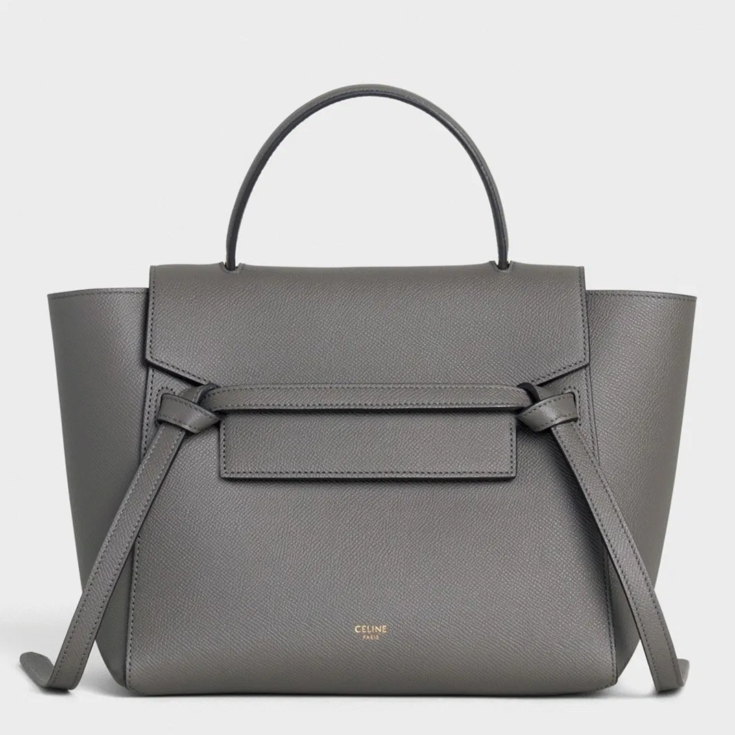 Celine Micro Belt Bag in Grey