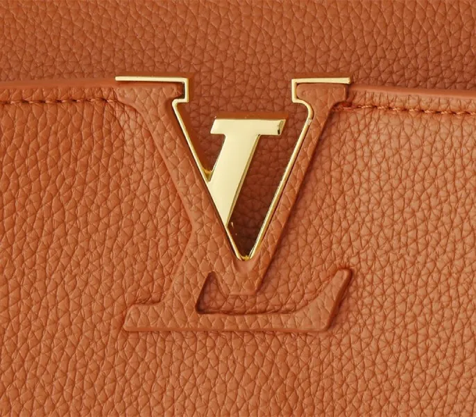 Louis Vuitton Capucines GM Souple Handbag In Cognac Brown — image 7