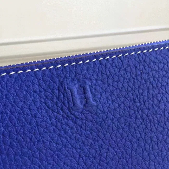Blue Electric Top Hermes Wallet Azap Zipped — image 6