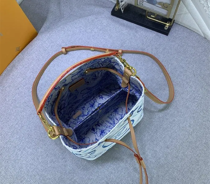 Louis Vuitton LV By The Pool Monogram Tiles Canvas NeoNoe BB Bag In Lagoon Blue — image 7