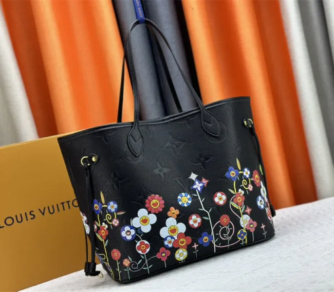 Louis Vuitton X TM Monogram Empreinte Neverfull MM In Black With Style 1 — image 5