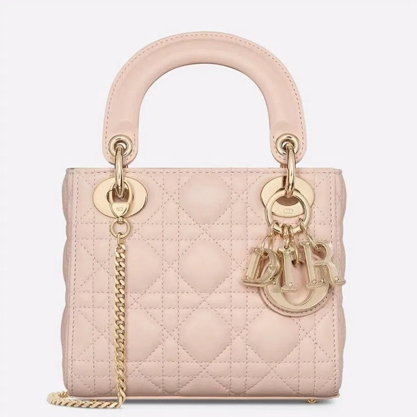 Dior Lady Dior Mini Bag in Pink