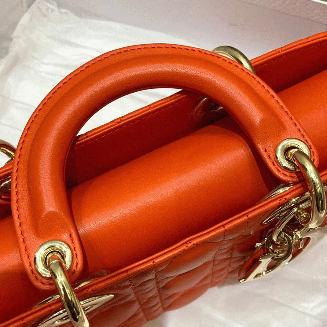Dior Lady D-Joy Medium Bag in Orange — image 9