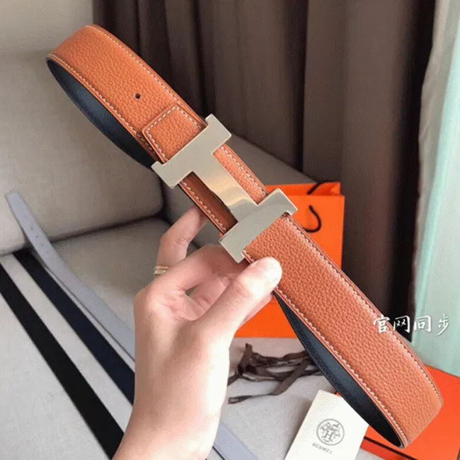 1:1 knockoff Hermes Constance belt buckle in brown shade — image 5