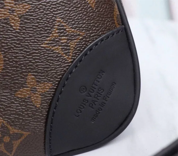 Louis Vuitton Monogram Canvas Odeon MM Bag In Black — image 9