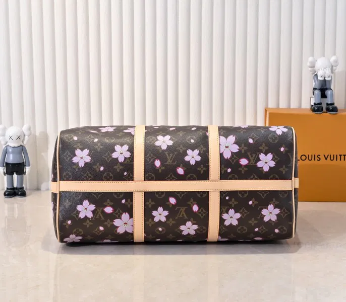 LV X TM Monogram Canvas Keepall 45 With Cherry Blossom — image 4