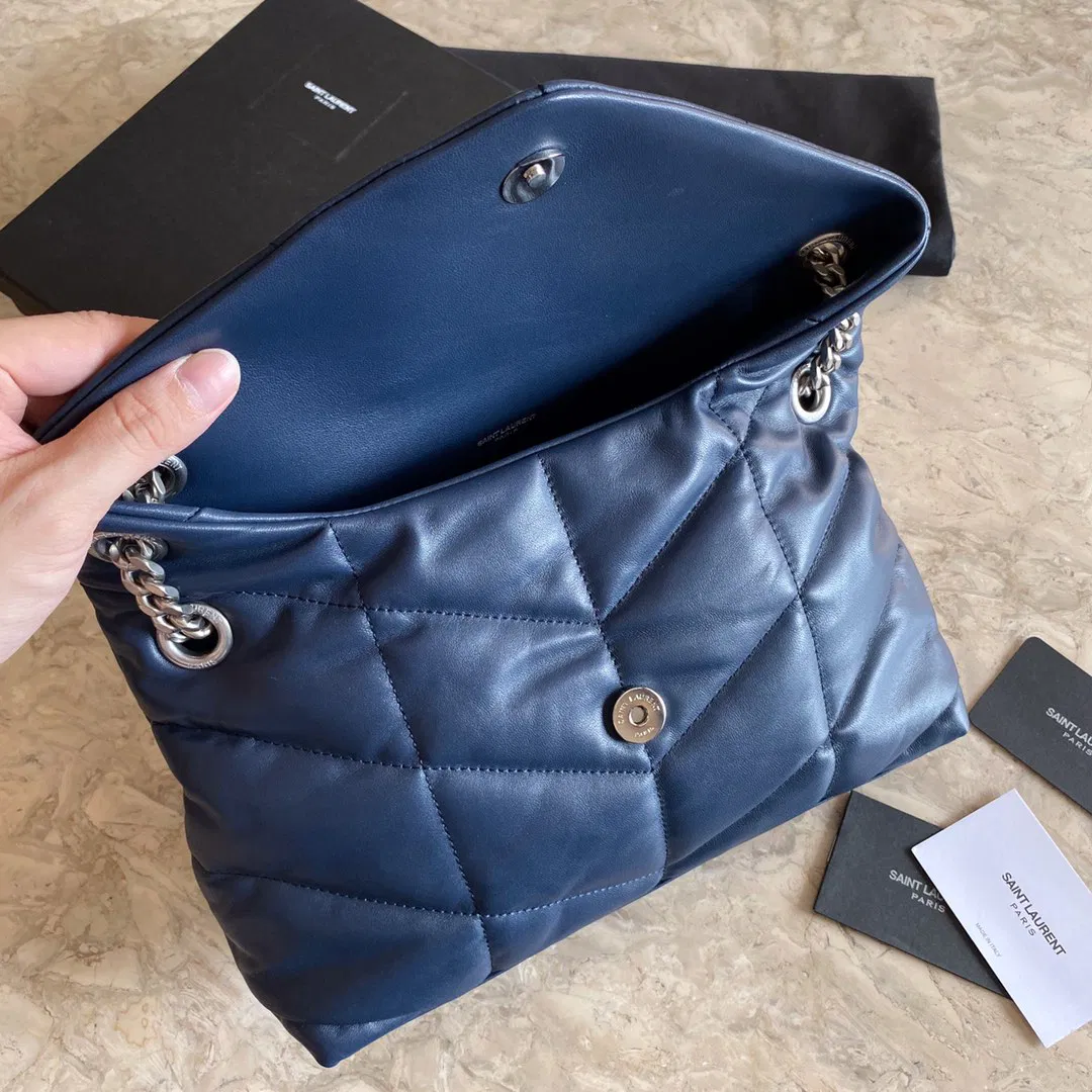 PUFFER MEDIUM BAG IN QUILTED LAMBSKIN — image 8