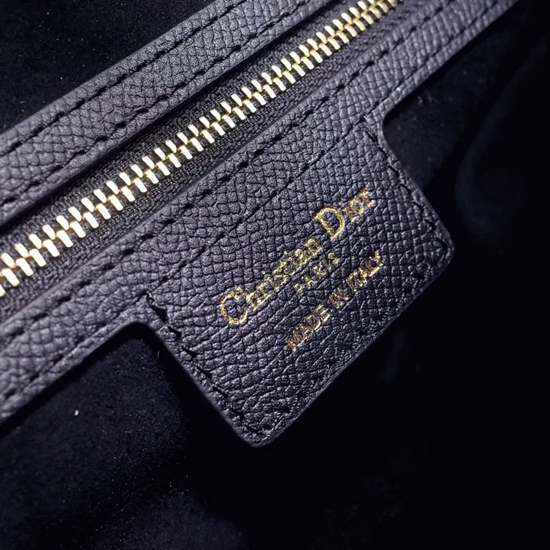 Dior Saddle Bag in Black Grained Calfskin — image 6