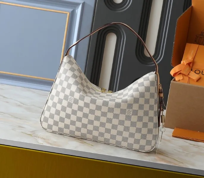 LV Damier Azur Slouchy PM — image 3
