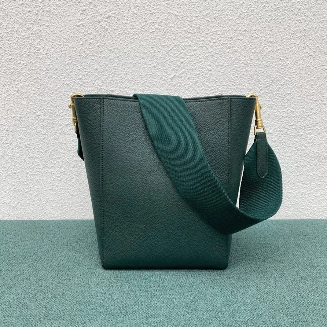 Top Quality Celine Sangle Small Bucket Bag In Amazone Calfskin — image 10