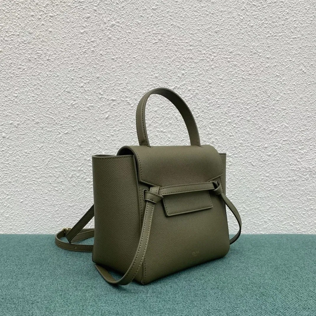Celine Belt Nano Bag in Army Green — image 6
